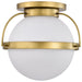 NUVO LAKESHORE 1 LIGHT LARGE FLUSH