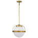 NUVO LAKESHORE 1 LIGHT MEDIUM PENDANT