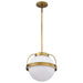 NUVO LAKESHORE 1 LIGHT MEDIUM PENDANT