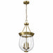 NUVO BOLIVER 3 LIGHT 11" PENDANT