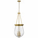 NUVO BOLIVER 3 LIGHT 14" PENDANT