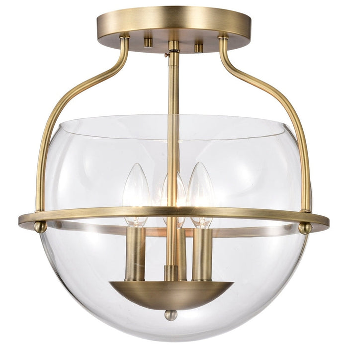 NUVO AMADO 3 LIGHT SEMI FLUSH MOUNT