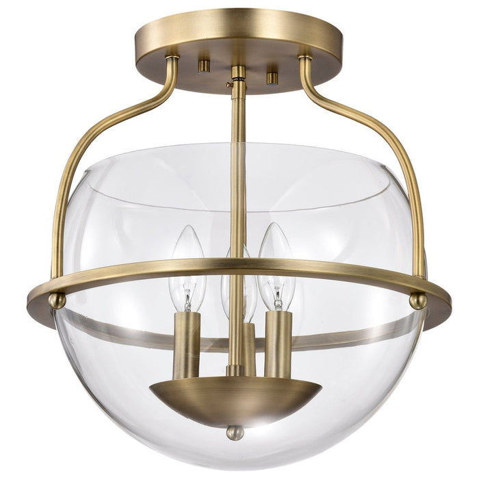 NUVO AMADO 3 LIGHT SEMI FLUSH MOUNT