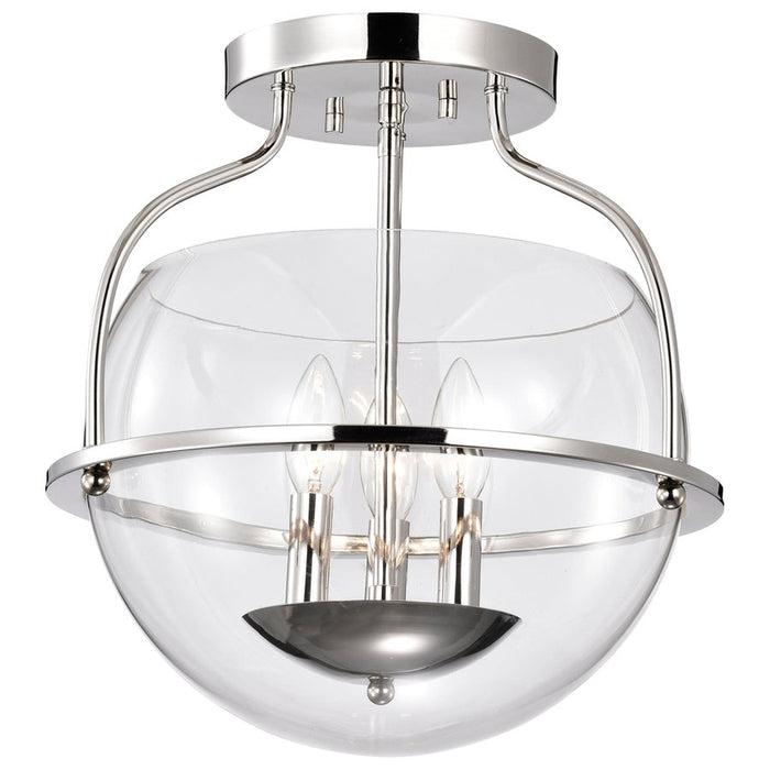 NUVO AMADO 3 LIGHT SEMI FLUSH MOUNT