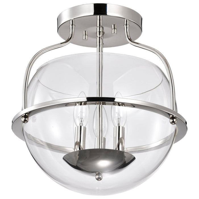 NUVO AMADO 3 LIGHT SEMI FLUSH MOUNT