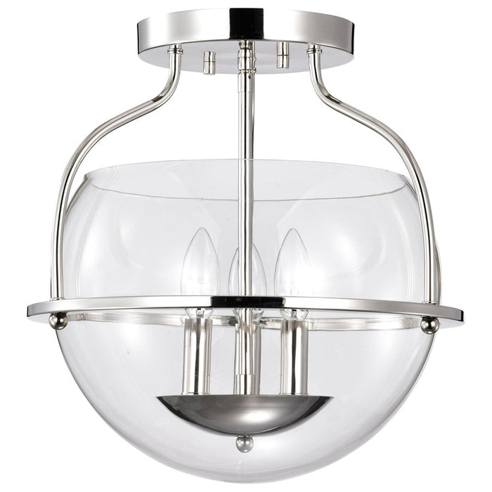 NUVO AMADO 3 LIGHT SEMI FLUSH MOUNT