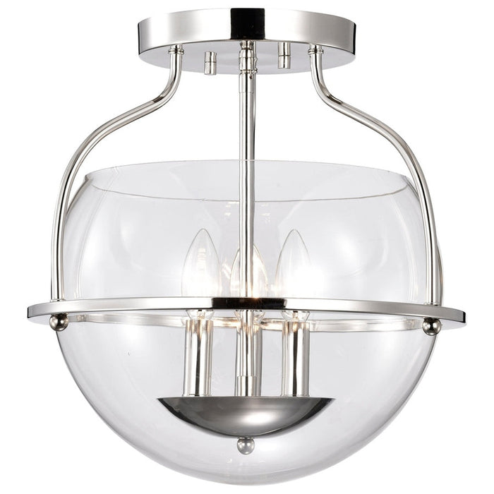 NUVO AMADO 3 LIGHT SEMI FLUSH MOUNT