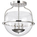 NUVO AMADO 3 LIGHT SEMI FLUSH MOUNT