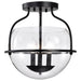 NUVO AMADO 3 LIGHT SEMI FLUSH MOUNT