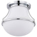 NUVO VALDORA 1 LIGHT 14" FLUSH