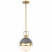 NUVO EVERTON 1 LIGHT 10" PENDANT