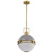 NUVO EVERTON 2 LIGHT 14" PENDANT