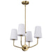 NUVO CORDELLO 4 LIGHT CHANDELIER 60-7884