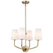 NUVO CORDELLO 4 LIGHT CHANDELIER 60-7884