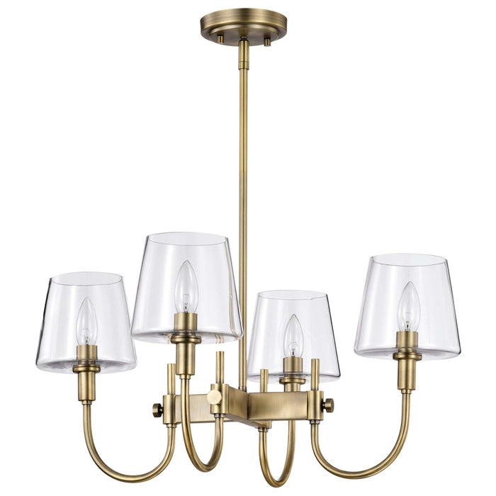 NUVO BROOKSIDE 4 LIGHT CHANDELIER 60-7885