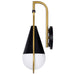 NUVO ADMIRAL 1 LIGHT WALL SCONCE