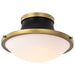 NUVO LAFAYETTE 1 LIGHT 14" FLUSH