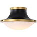 NUVO LAFAYETTE 1 LIGHT 14" FLUSH