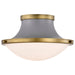 NUVO LAFAYETTE 1 LIGHT 14" FLUSH