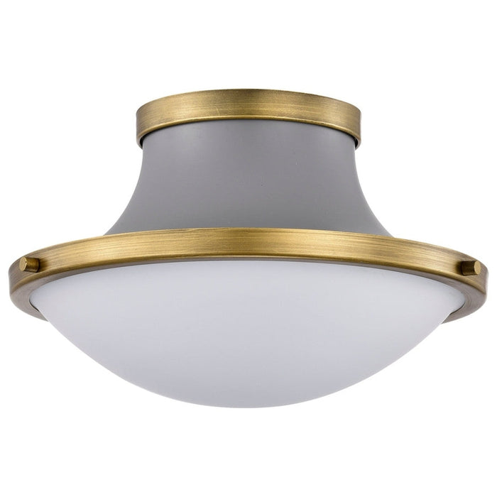 NUVO LAFAYETTE 1 LIGHT 14" FLUSH