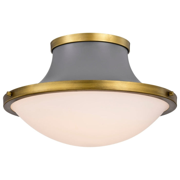 NUVO LAFAYETTE 3 LIGHT 18" FLUSH