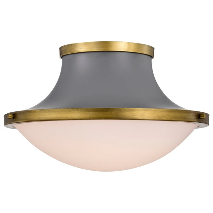 NUVO LAFAYETTE 3 LIGHT 18" FLUSH