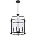 NUVO YORKTOWN 4 LIGHT PENDANT