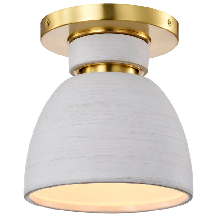 COLLINS 8" CERAMIC FLUSH MOUNT