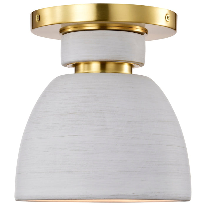 COLLINS 8" CERAMIC FLUSH MOUNT