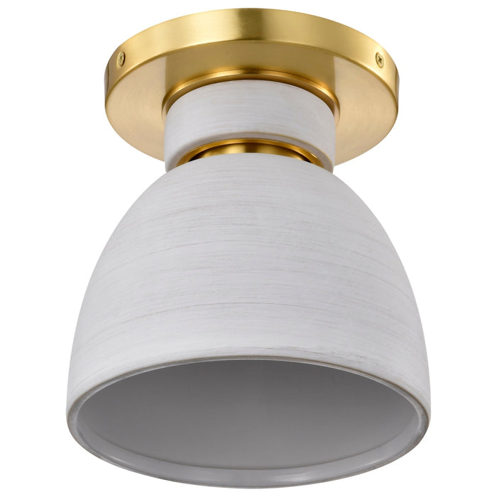 COLLINS 8" CERAMIC FLUSH MOUNT