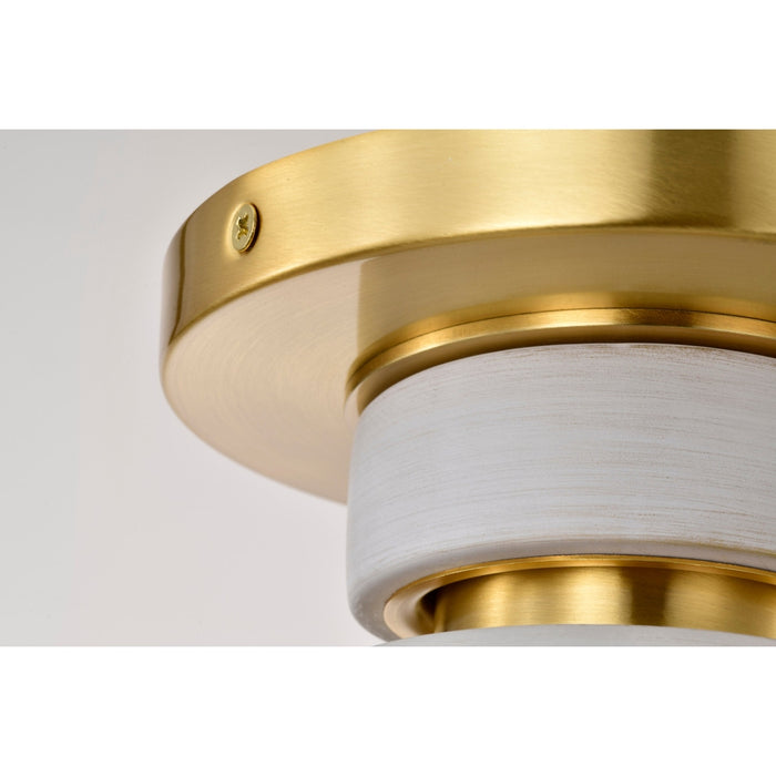 COLLINS 8" CERAMIC FLUSH MOUNT