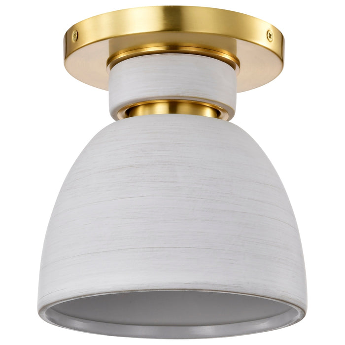 COLLINS 8" CERAMIC FLUSH MOUNT