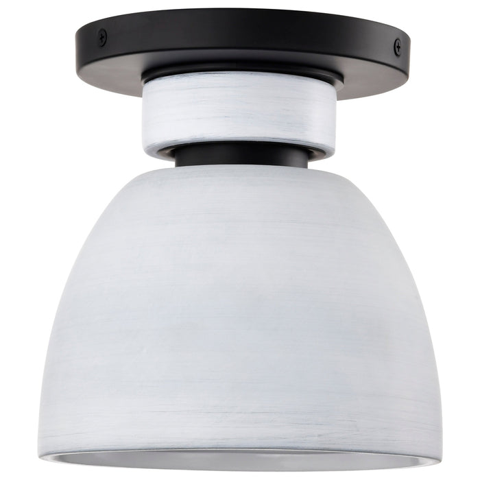 COLLINS 8" CERAMIC FLUSH MOUNT