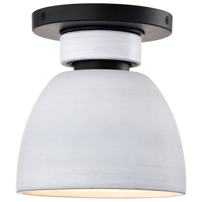 COLLINS 8" CERAMIC FLUSH MOUNT