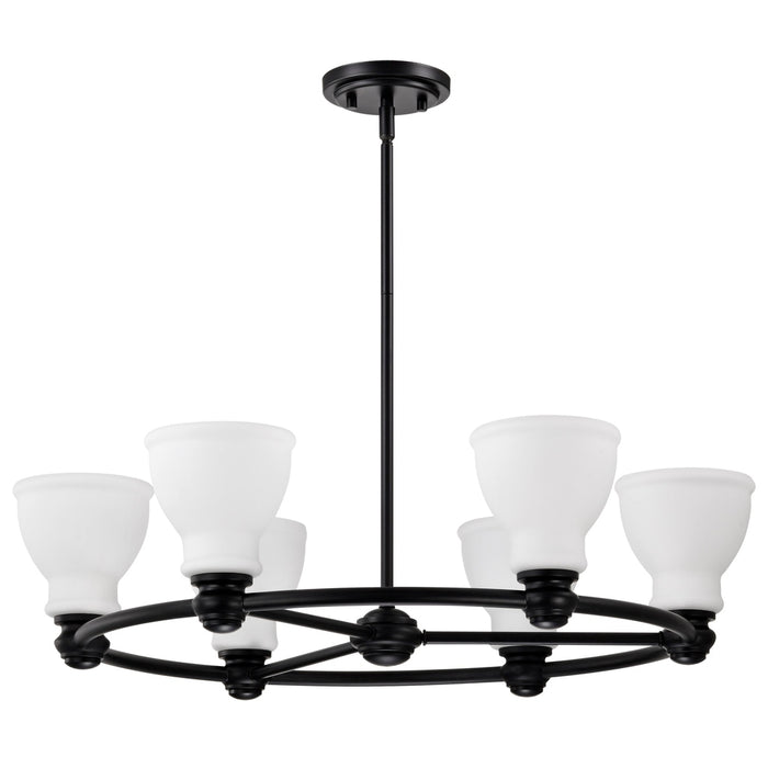 RUSSEL 6 LIGHT CHANDELIER