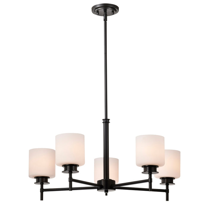 WARREN 28" 5 LIGHT CHANDELIER