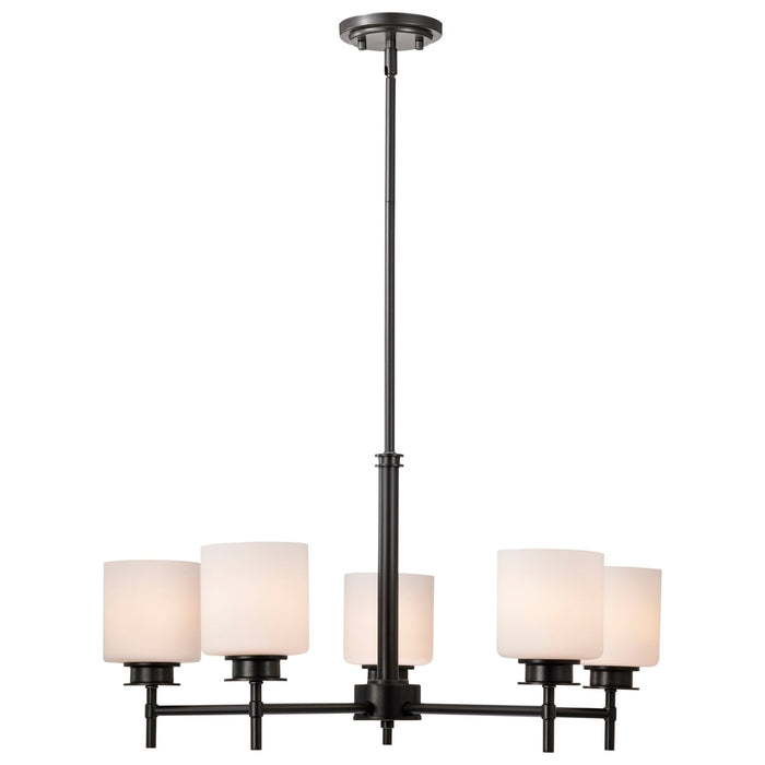 WARREN 28" 5 LIGHT CHANDELIER