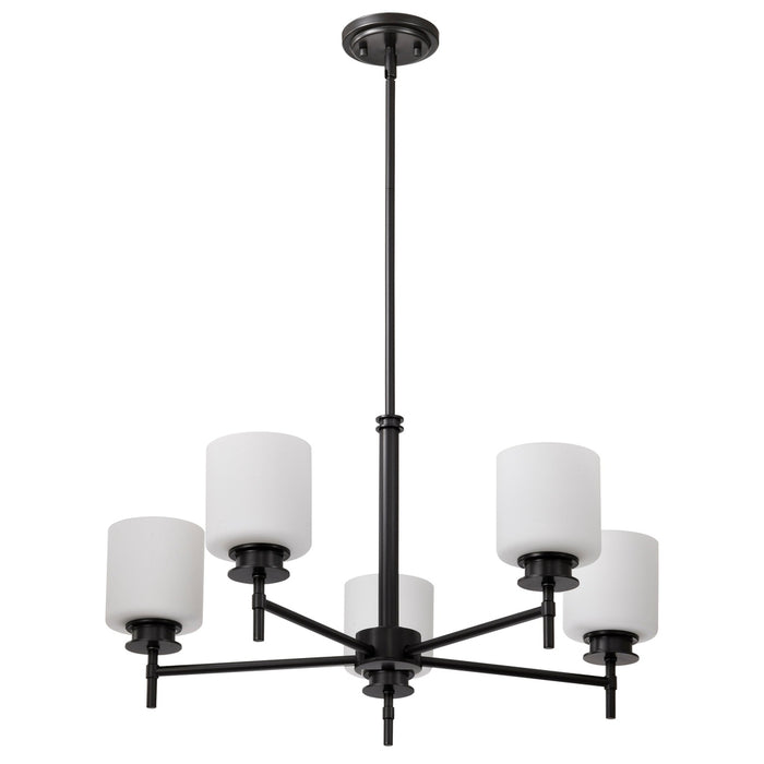 WARREN 28" 5 LIGHT CHANDELIER