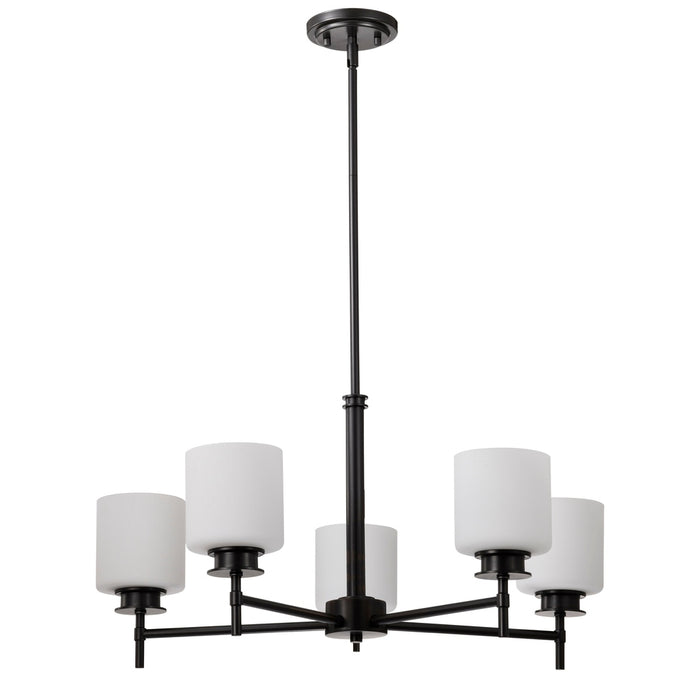 WARREN 28" 5 LIGHT CHANDELIER