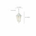 NUVO CORNERSTONE 1 LIGHT HANGING LNTRN