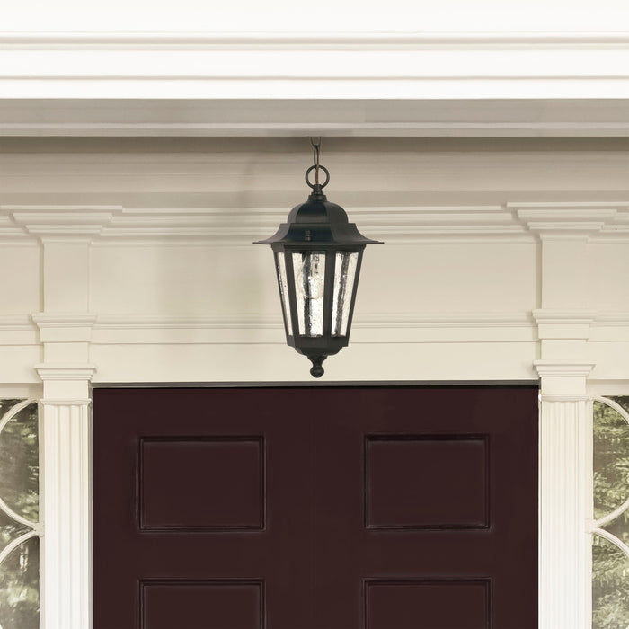 CORNERSTONE 1 LIGHT HANGING OUTDOOR LANTERN