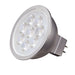 Satco 6.5 Watt - LED MR16 LED - 2700K - 25 deg. Beam Angle - GU5.3 base - 12 Volt AC/DC - 12 Pack S9490-12