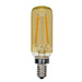 Satco 2.5 Watt T6 LED - Amber - Candelabra base - 2000K - 150 Lumens - 120 Volt - 6 Pack S9873-6