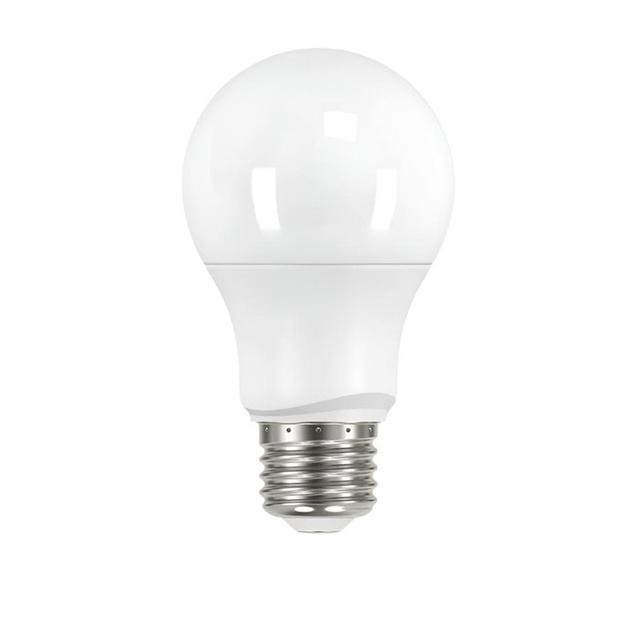 Satco 6 Watt - A19 LED - Frosted - 5000K Medium base - 220 deg. Beam Angle - 120 Volt - Non-Dimmable - 6 Pack S9592-6