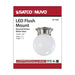 NUVO LED 8W 6" LED FLUSH 3000K 62-1565