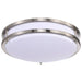 NUVO LED GLAMOUR BN 14" FLUSH 62-1636