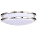 NUVO LED GLAMOUR BN 14" FLUSH 62-1636