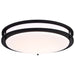 NUVO LED GLAMOUR BL 17" FLUSH 62-1737