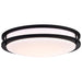 NUVO LED GLAMOUR BL 17" FLUSH 62-1737