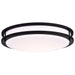 NUVO LED GLAMOUR BL 17" FLUSH 62-1737